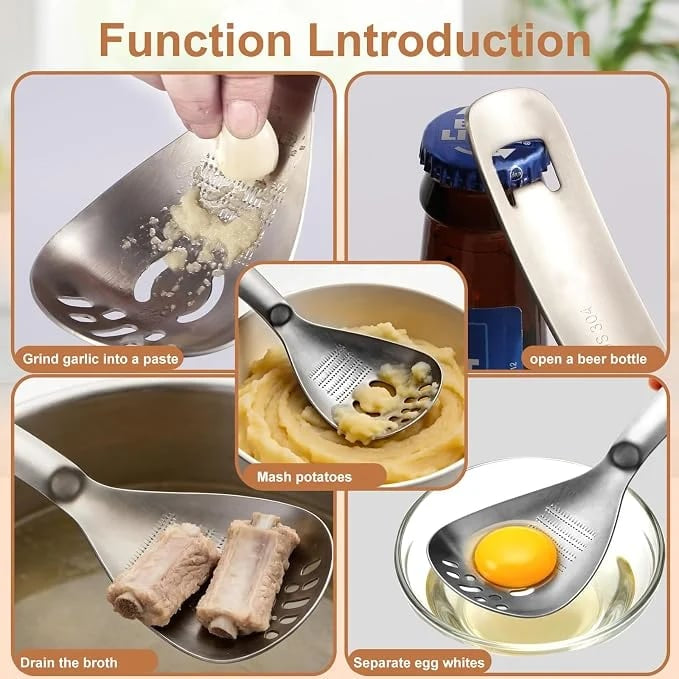 ⚡5 in 1 Stainless Steel Multifunctional Kitchen Spoon