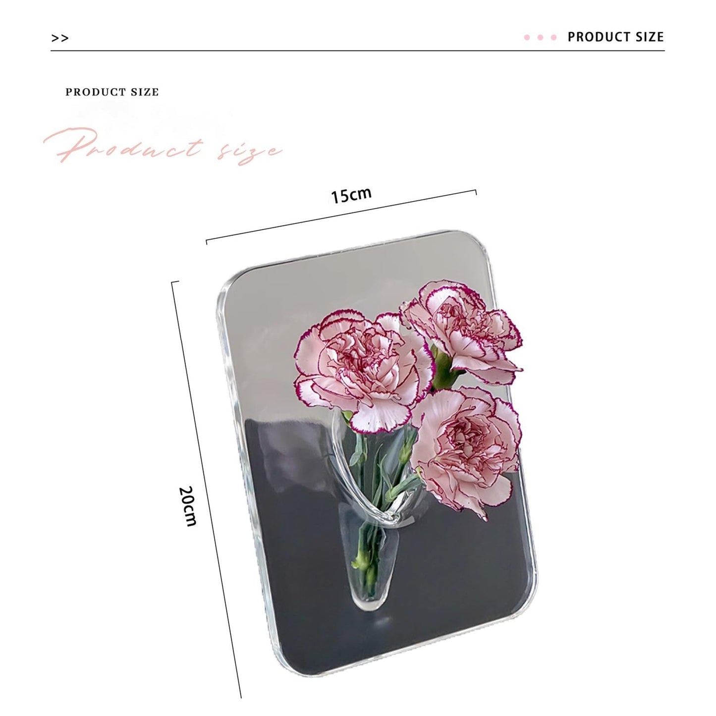 Floating Bloom Acrylic Frame Vase – Turn Simple Flowers Into Stunning Art