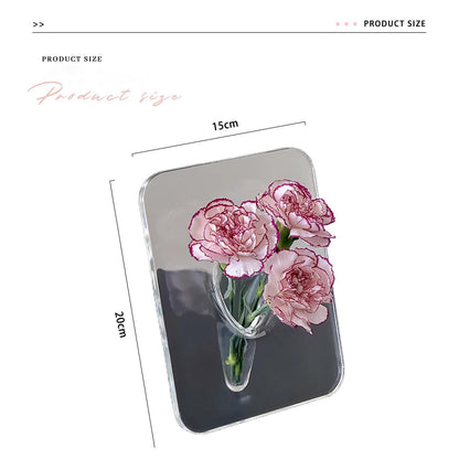 Floating Bloom Acrylic Frame Vase – Turn Simple Flowers Into Stunning Art
