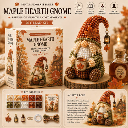🔥2026 newest style💕Cozy Gnome DIY Bead Kit Collection– Collect All 12 Gnome