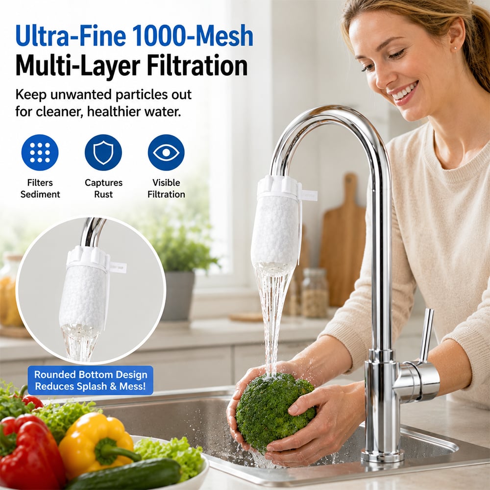 Faucet filter cotton bag with 1000-mesh filtration