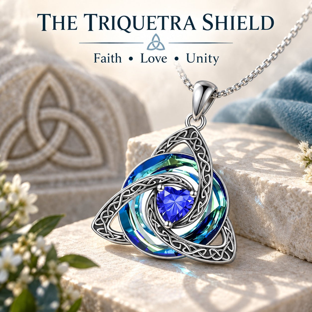 Celtic Birthstone Shield: Wear Your Protection & Story ✨