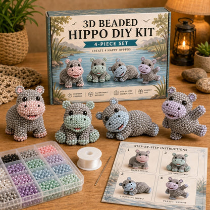 🔥Last Day 50% OFF ✨ Tiny 3D Beaded Animal DIY Kit