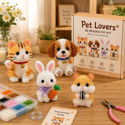🔥Last Day 50% OFF ✨ Tiny 3D Beaded Animal DIY Kit