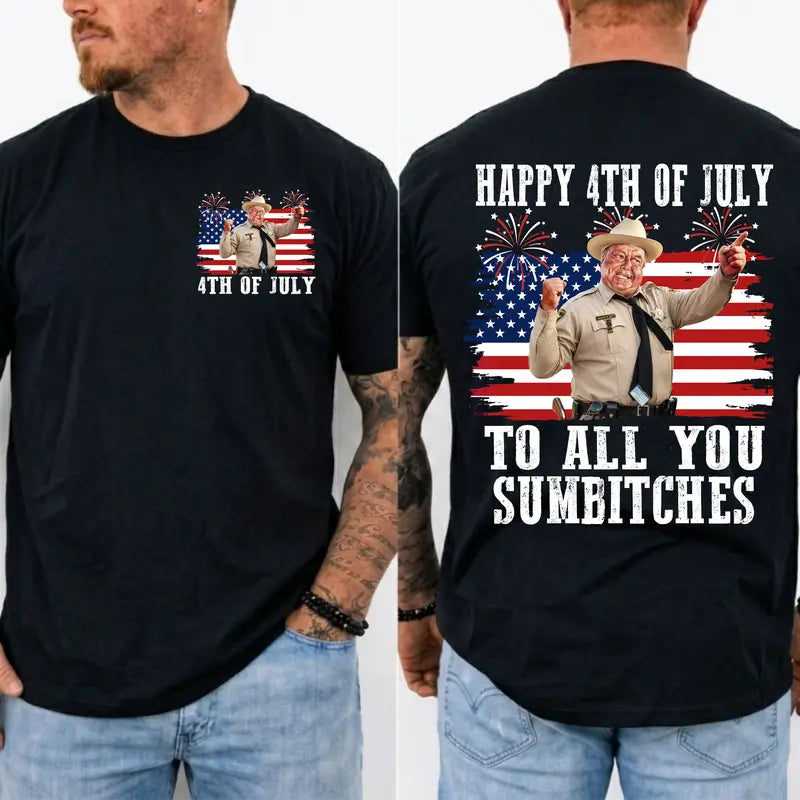 🎆 Patriotic Independence Day Shirt – Funny Fireworks Graphic Tee