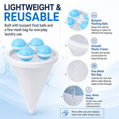 🔥Last Day 49% OFF  👚Floating Lint & Hair Catcher（3pcs）