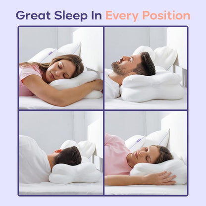 CloudAlign Contour Pillow – Customized Comfort for Picky High-Standard Sleepers 😴