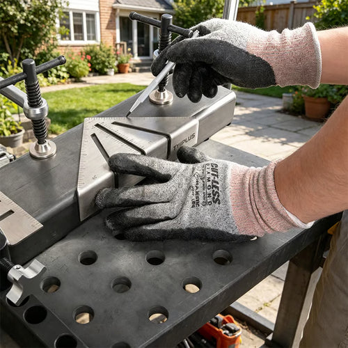 Professional Heavy Duty Metalworking Miter Square – Precision Layout Tool