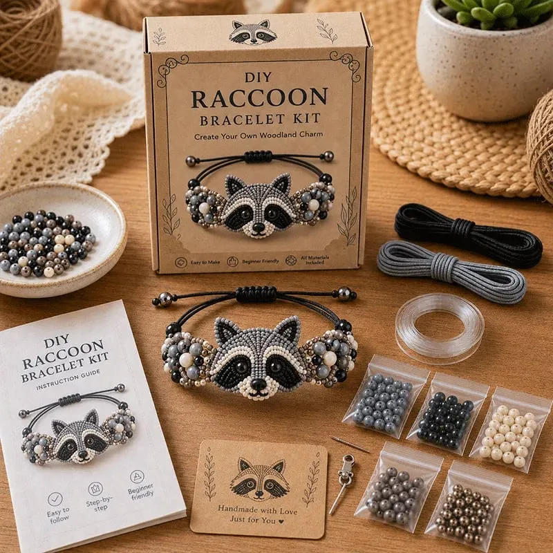 🐙DIY Beaded Bracelet Making Kit