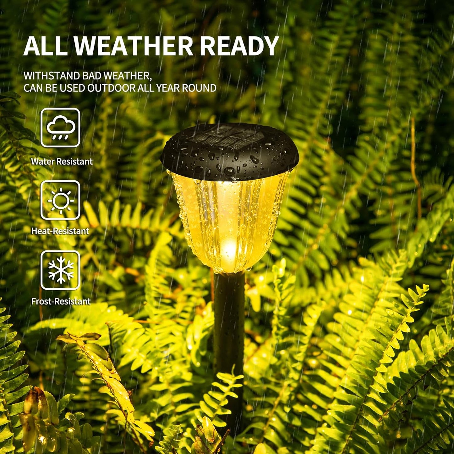 BUY 4 FREE SHIPPING🔥🔥Solar Powered Landscape Lights