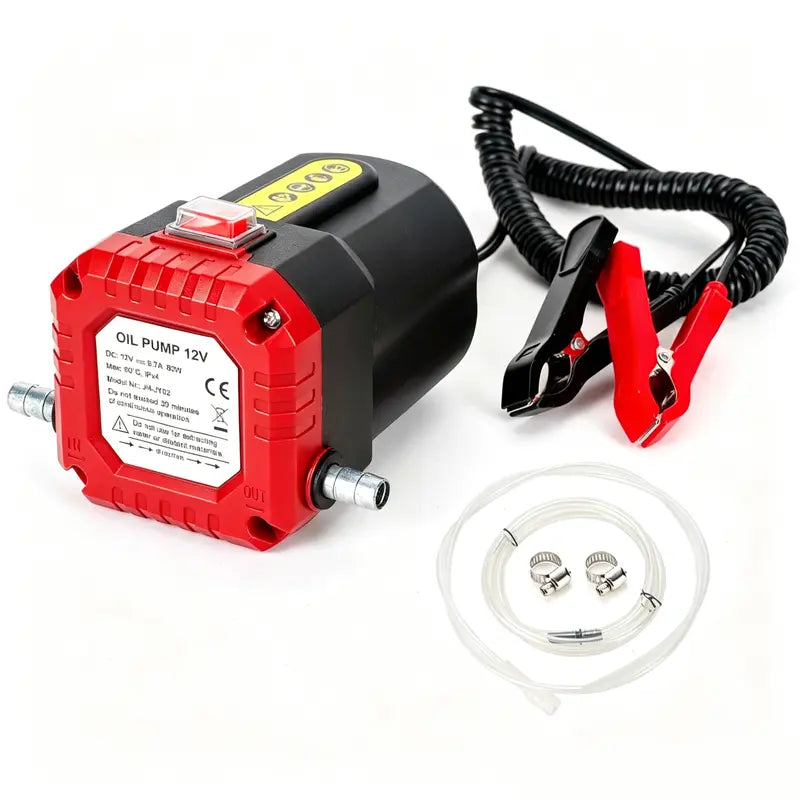 12V 80W Oil Extractor Pump, Oil Removal Transfer Suction Pump for Fluid Change
