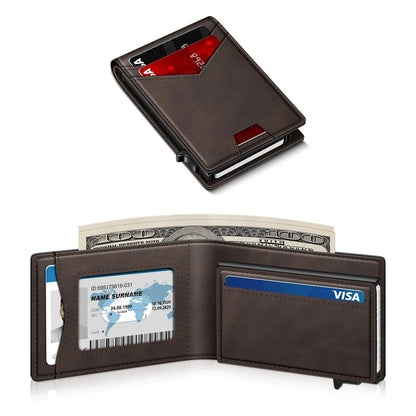 🎁⚡Black Friday Mega Deal✨Men's RFID Minimalist Bifold Wallet💳
