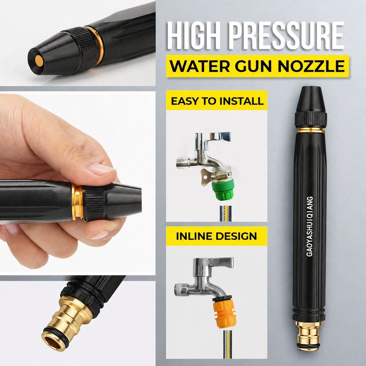 💥💞50K+ SOLD!🛡️🚿 49% OFF! High-Pressure Water Gun