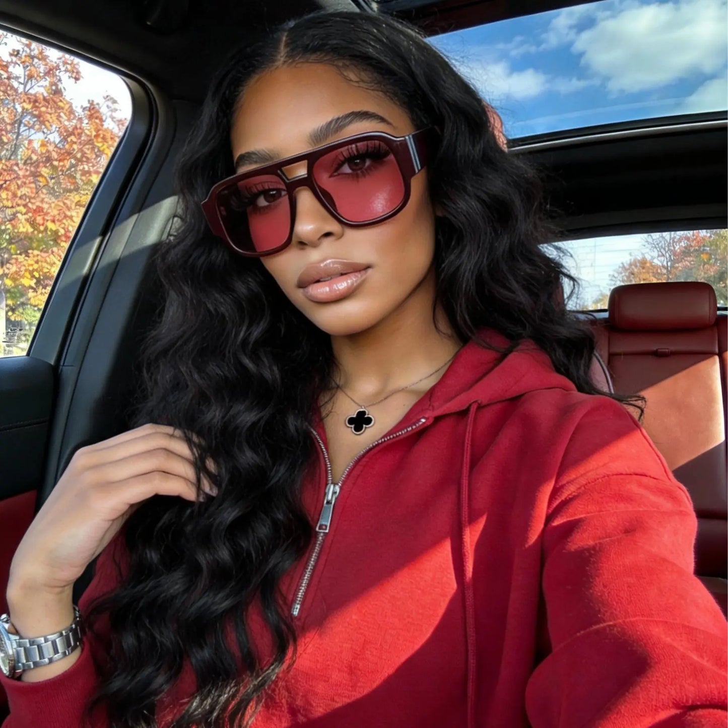 Vintage 70s Aviation Square Sunglasses – Classic Double Bridge Pilot Shades for Women and Men