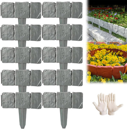 ⚡Hot Sales 49% OFF🔥Imitation Stone Garden Fence - DIY Garden Edging Border