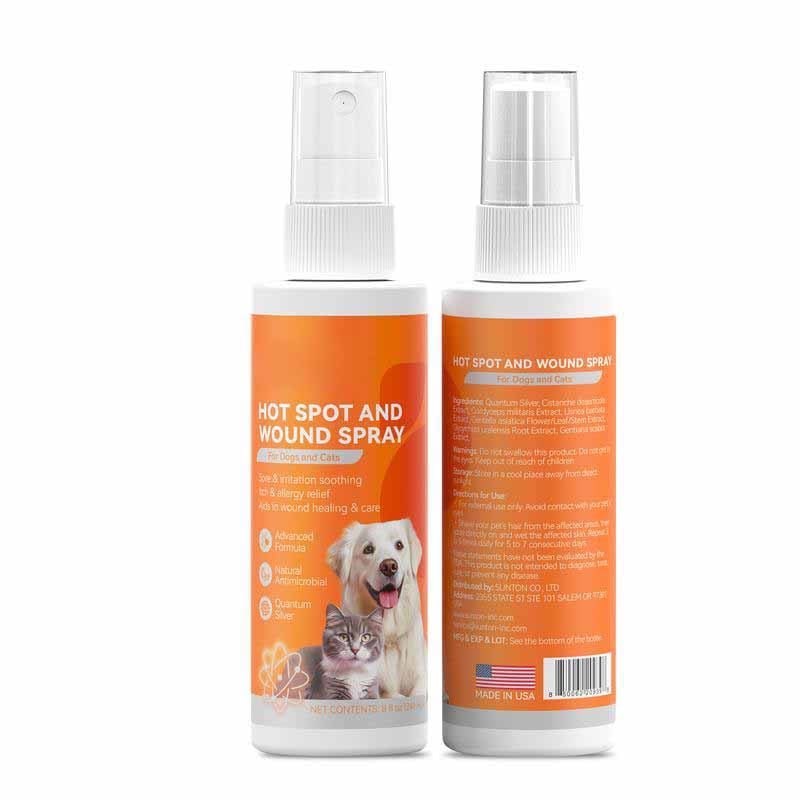 🐶Itch Relief Spray –Vet Recommended Skin Soothing Quantum Silver Spray for Dogs & Cats