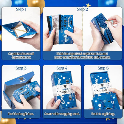 Surprise Pop-Up Gift Box for Graduation & Birthdays