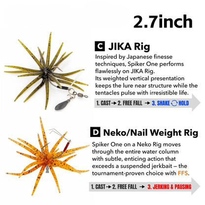 🎣2026 HOT SALE 49% OFF🐙 Tentacle Finesse Soft Plastic Lure