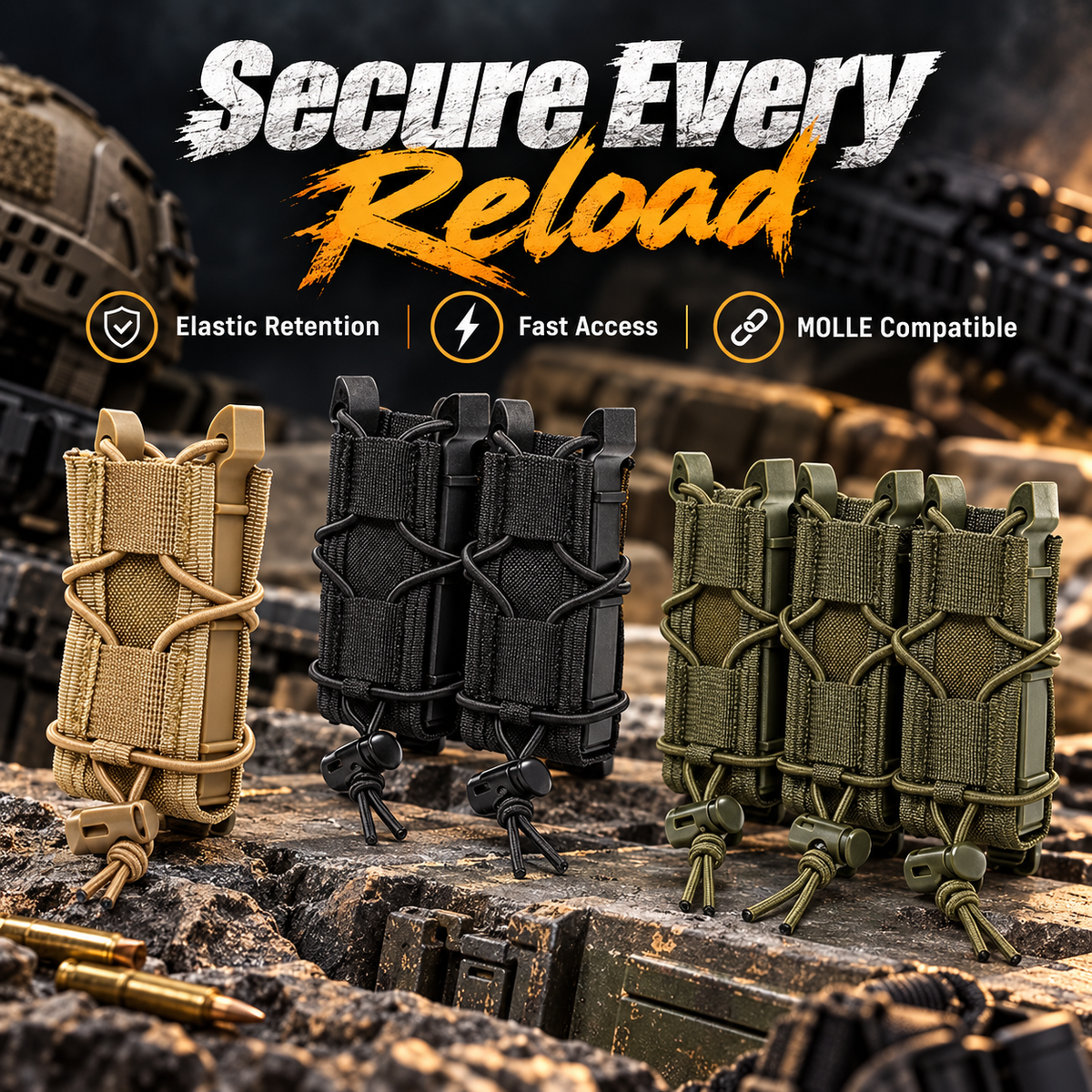 9mm Double Magazine Pouch