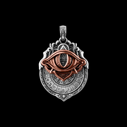 🔮 Handcrafted Tarot Eye Pendant – A Symbol of Intuition & Insight