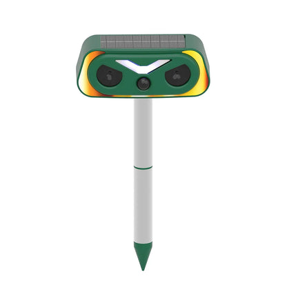 Upgraded Solar Ultrasonic Animal Repellent Outdoor