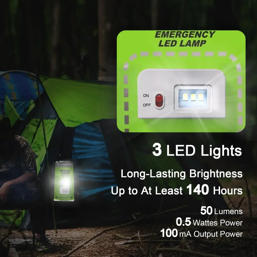 Saltwater Emergency Lamp – Battery‐Free Survival Light