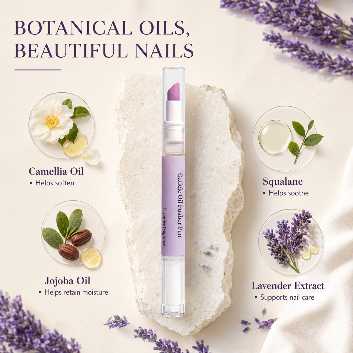 2-in-1 Cuticle Oil Pen — Precision Pusher + Nourishing Oil for Salon-Worthy Nails at Home