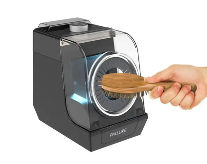 Automatic Hair Brush Cleaner and Sanitizer - Removes hair and lint, Disinfects in seconds