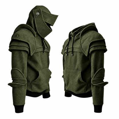 ⚔️ The Ultimate 2-in-1 Knight Hoodie