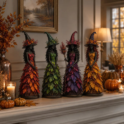 🔥LAST DAY 50% OFF - 🧙‍♀️Enchanted Autumn Witch Figurine