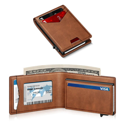 🎁⚡Black Friday Mega Deal✨Men's RFID Minimalist Bifold Wallet💳
