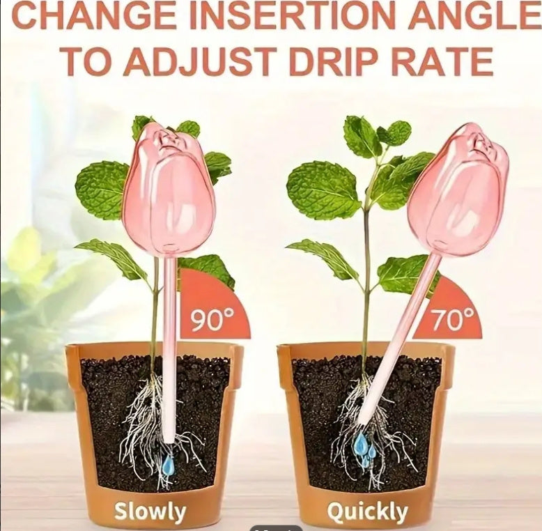 🌷Lazy plant hack: 49% OFF-Tulip Automatic Plant Watering Balls| 3-7 Days Self-Watering