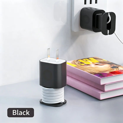 2-Pack Silicone Apple Charger Protector with Cord Wrap — Fits 18W & 20W Adapters