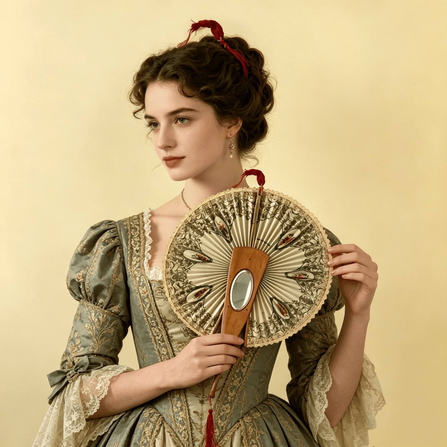 🪞Antique Mirrored Mechanical Fan - Buy 2, Free Shipping