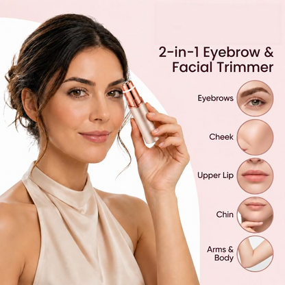🔥2-in-1 Women's Eyebrow and Facial Hair Removal Device