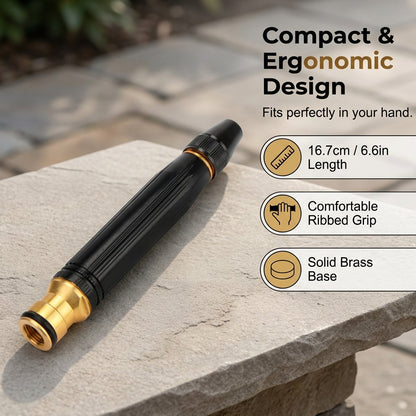 🔥Black Friday Deal｜✨Heavy Duty Adjustable Twist Hose Nozzle Jet Sweeper Nozzle