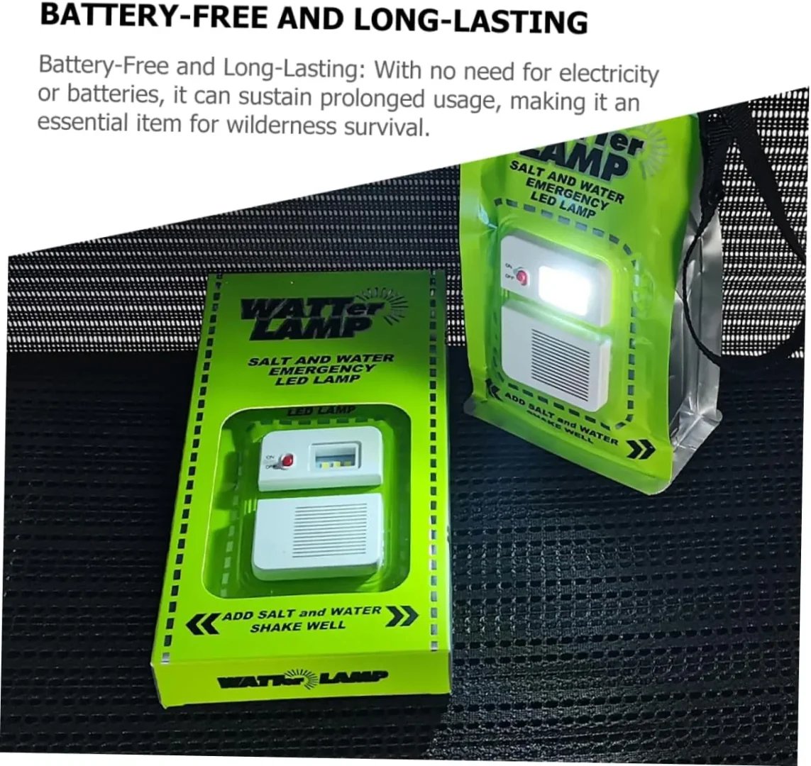 Saltwater Emergency Lamp – Battery‐Free Survival Light