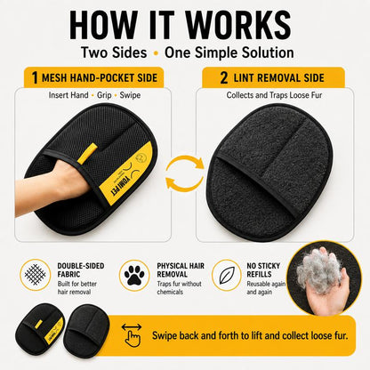 🔥 Early Black Friday Deal🔥Dog & Cat Grooming Reusable Pet Hair Remover Mitts