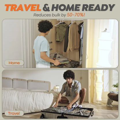🔥Hot Sale 49% off✈️🔋 Vacuum Packing Pump Storage Bags Set