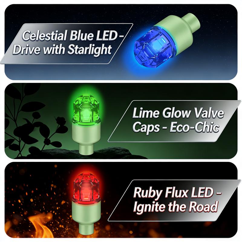 Waterproof Luminous Car Tire Valve Caps