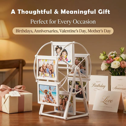 🖼️Rotating Ferris Wheel Photo Frame – Turn Your Memories Into Motion