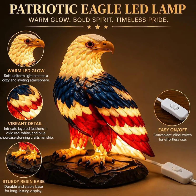 🇺🇸 Patriotic Eagle Lamp - U.S. 250th Anniversary Limited Edition Gift