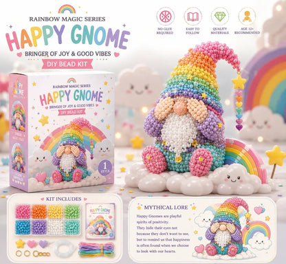 🔥2026 newest style💕Cozy Gnome DIY Bead Kit Collection– Collect All 12 Gnome