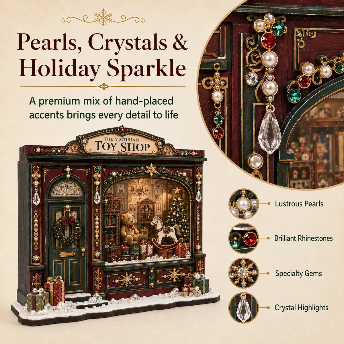 🎄Victorian Toy Shop DIY Craft Kit | Handmade Christmas Miniature Decor