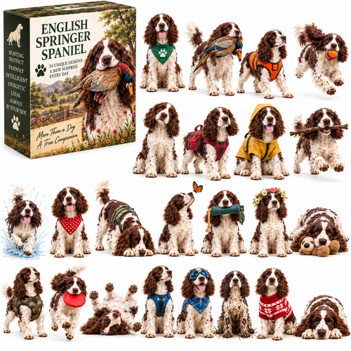 🔥Black Friday Deal 🐕‍🦺24 Days of English Springer Spaniels – 24 Personalities, One Unforgettable Pack