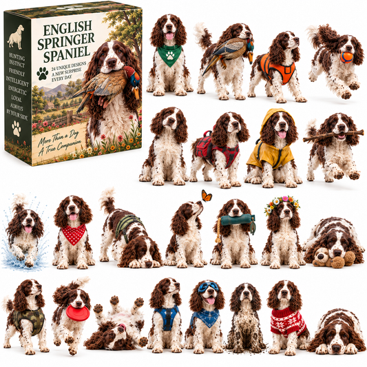 🔥Black Friday Deal 🐕‍🦺24 Days of English Springer Spaniels – 24 Personalities, One Unforgettable Pack