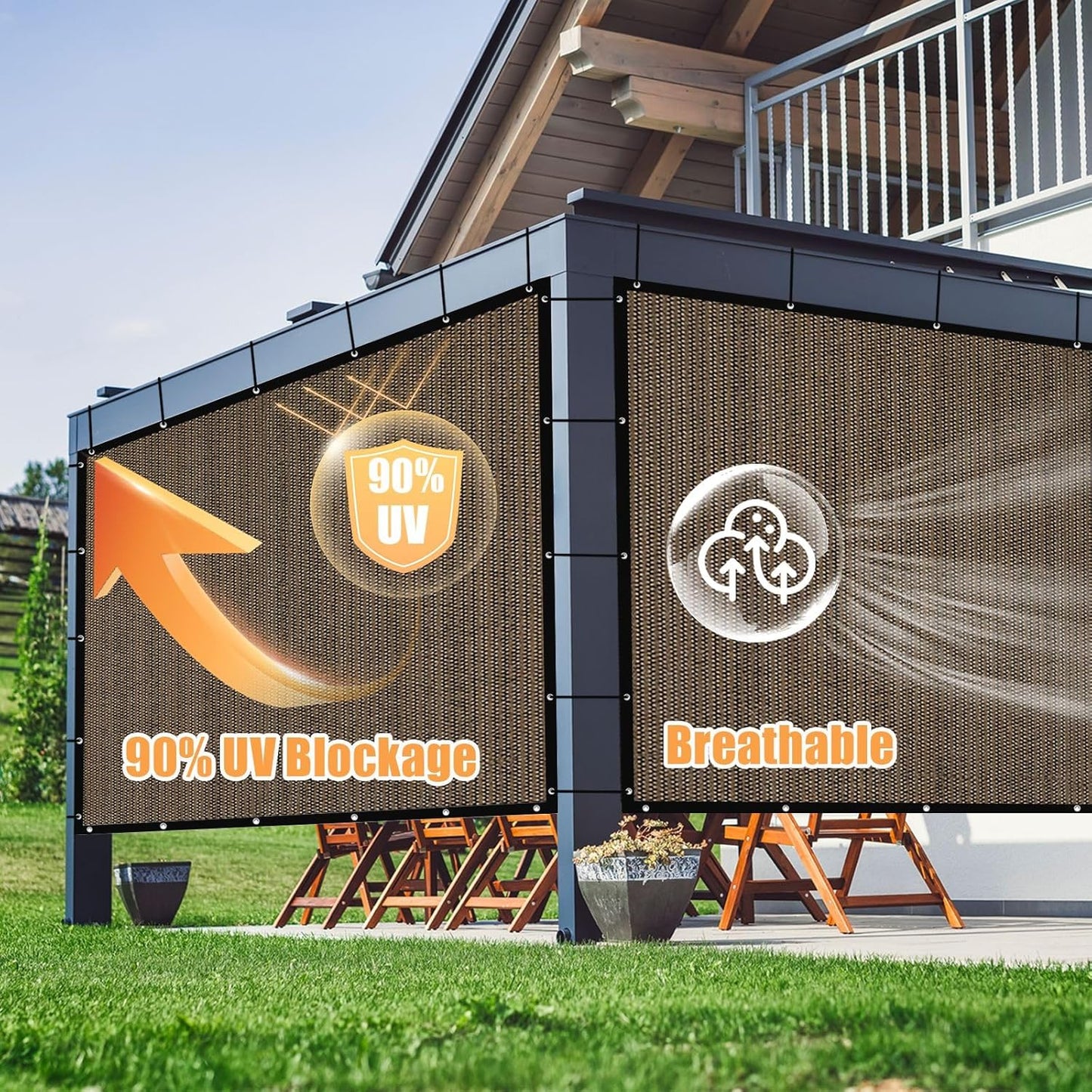 Outdoor Shade Cloth Net – UV Block, Breathable HDPE Mesh for Garden, Patio & Pergola