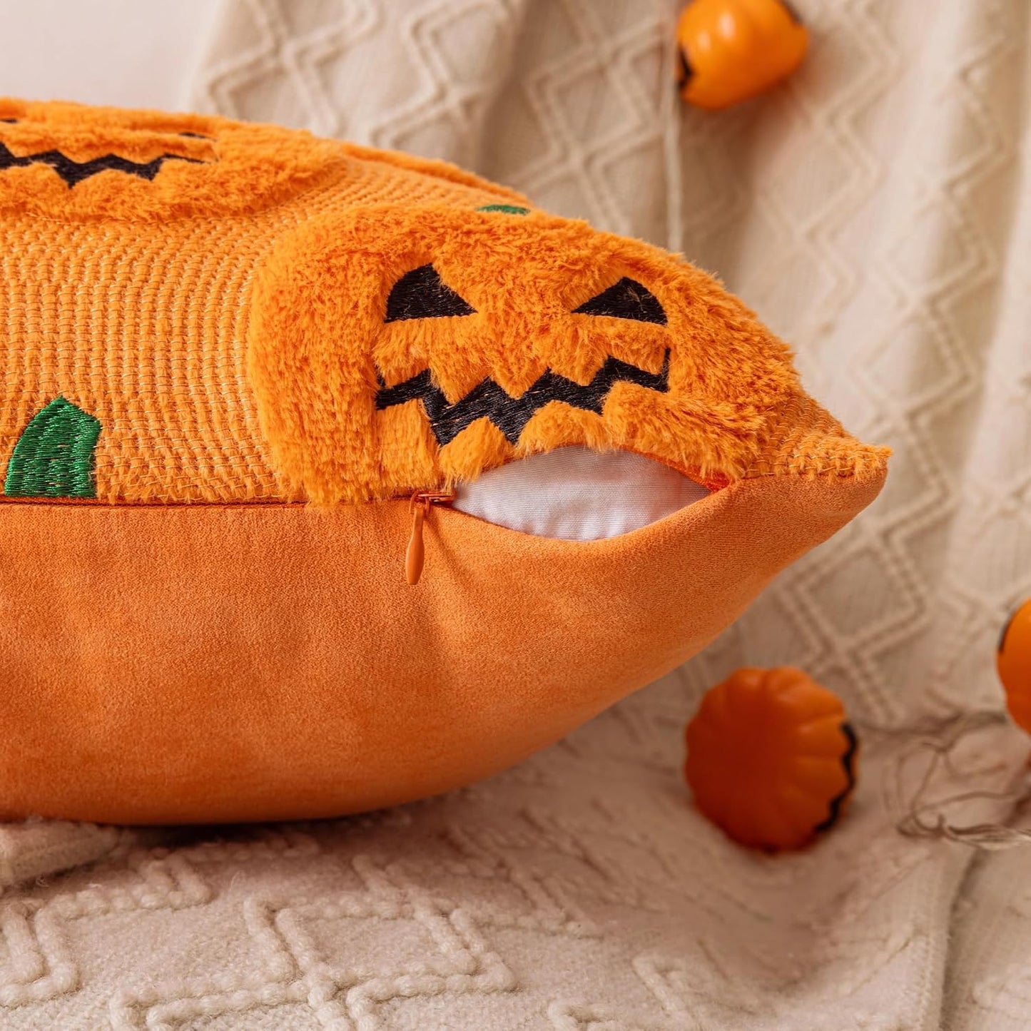 👻 Halloween Ghost Throw Pillow Covers | Spooky Cute Seasonal Decor