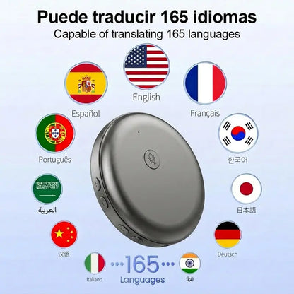 Portable Wireless AI Language Translator Pen - Spanish & English Practice Companion, 165-Language Support, Accent Adaptation for Restaurant Scenarios, Smart Tutor for Electronic Learning,sohochic