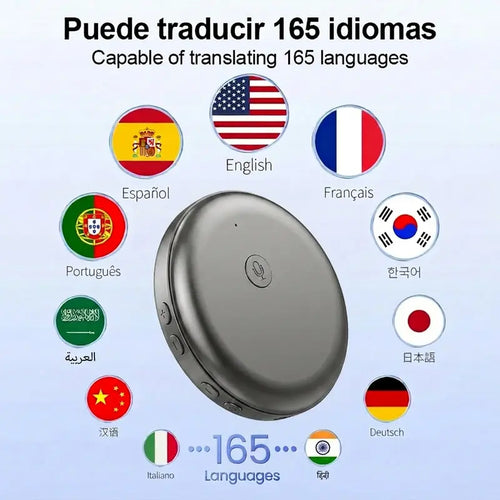 Portable Wireless AI Language Translator Pen - Spanish & English Practice Companion, 165-Language Support, Accent Adaptation for Restaurant Scenarios, Smart Tutor for Electronic Learning,sohochic